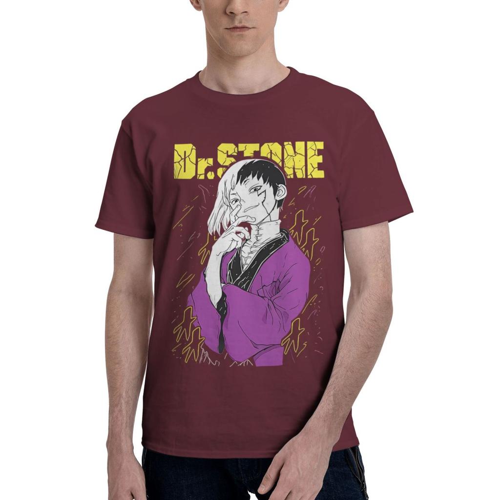 DrStone Ryusui Senku Asagiri Seiyuu 100 Cotton Casual Breathable Confortable T Shirt Mens Clothing Deals Funny Gift