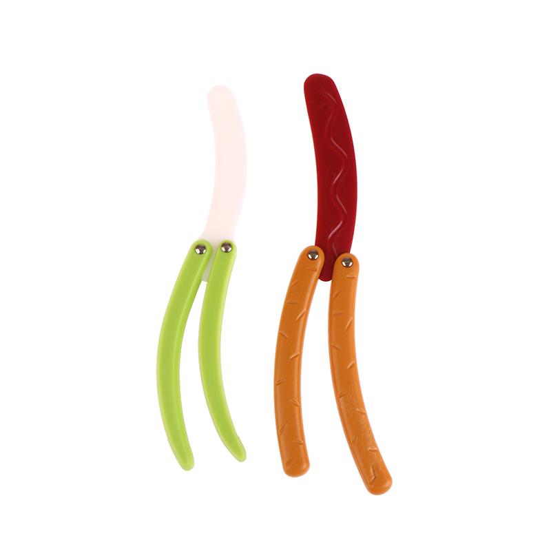 3D Printing Gravity  Dog Butterfly Knife Banana Radish Knife Model Push Card Decompressionn Toy Student Prize