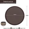 Western Style Non-slip Round Serving Tray