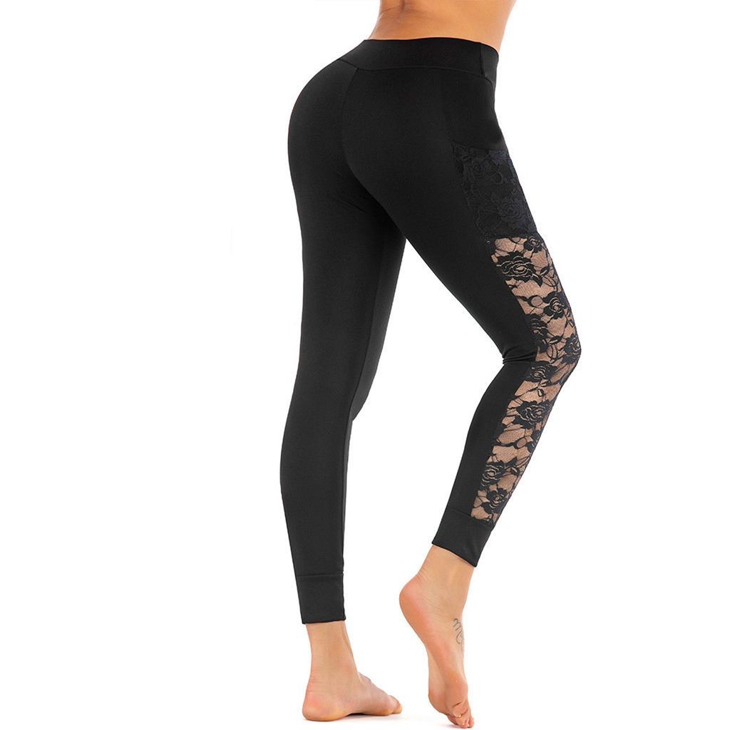 Buy Fashion Women Lace Skinny Yoga 