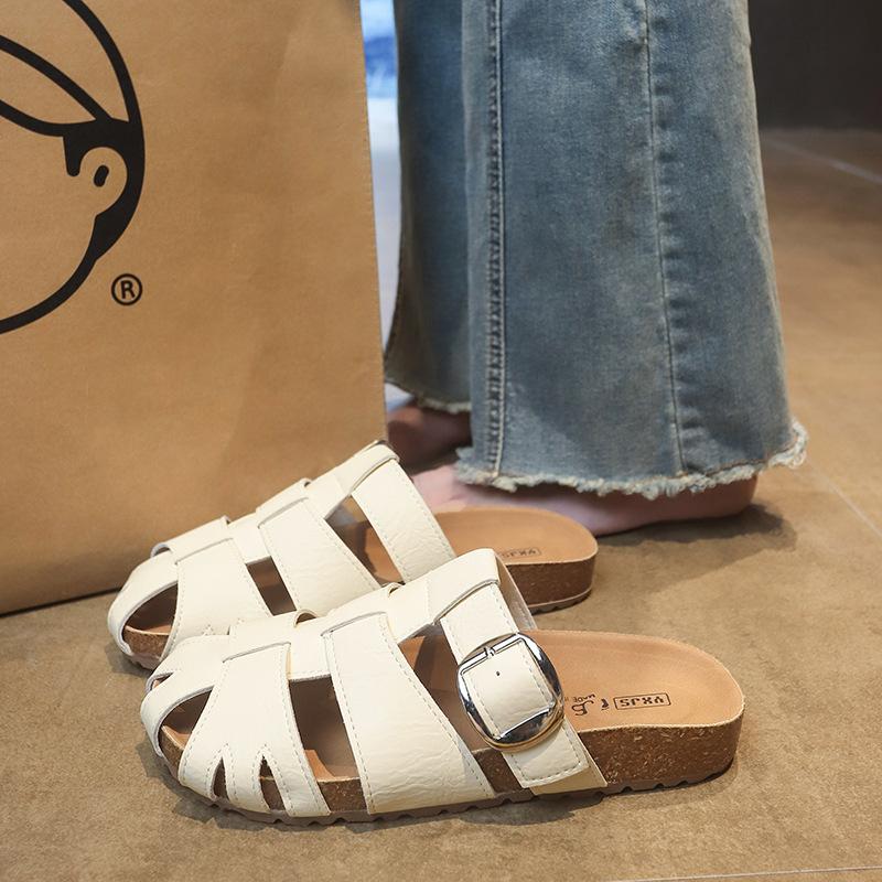 New women's sweet style arch support anti-slip cushion slippers--thick bottom super comfortable home outdoor travel sandals