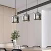 Minimalistische italienische Glas-Pendelleuchte für Nordic Style Bar, Arbeitszimmer oder Schlafzimmer