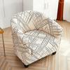 Ins Flower Club Bath Tub Armchairs Chair Covers Stretch Sofa Slipcover Removable Single Small Sofa Couch Cover Bar Counter