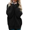 Women Long Sleeve Loose Turtleneck Knitted Sweater Jumper Pullover Top Blouse