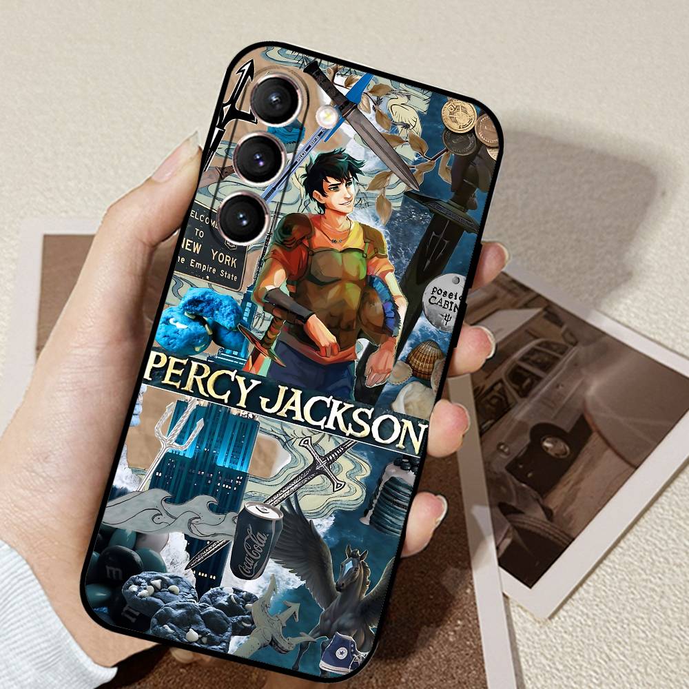 Percy Jackson Phone Case Black Ultra-thin Shockproof Case For Samsung S24/S25/S22/S30/Note20/Lite/Ultra/5G/Plus/FE