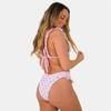 Swimsuit Split Bikini Ruffle Lace Bow Girl Floral Strap Swimsuit Woman