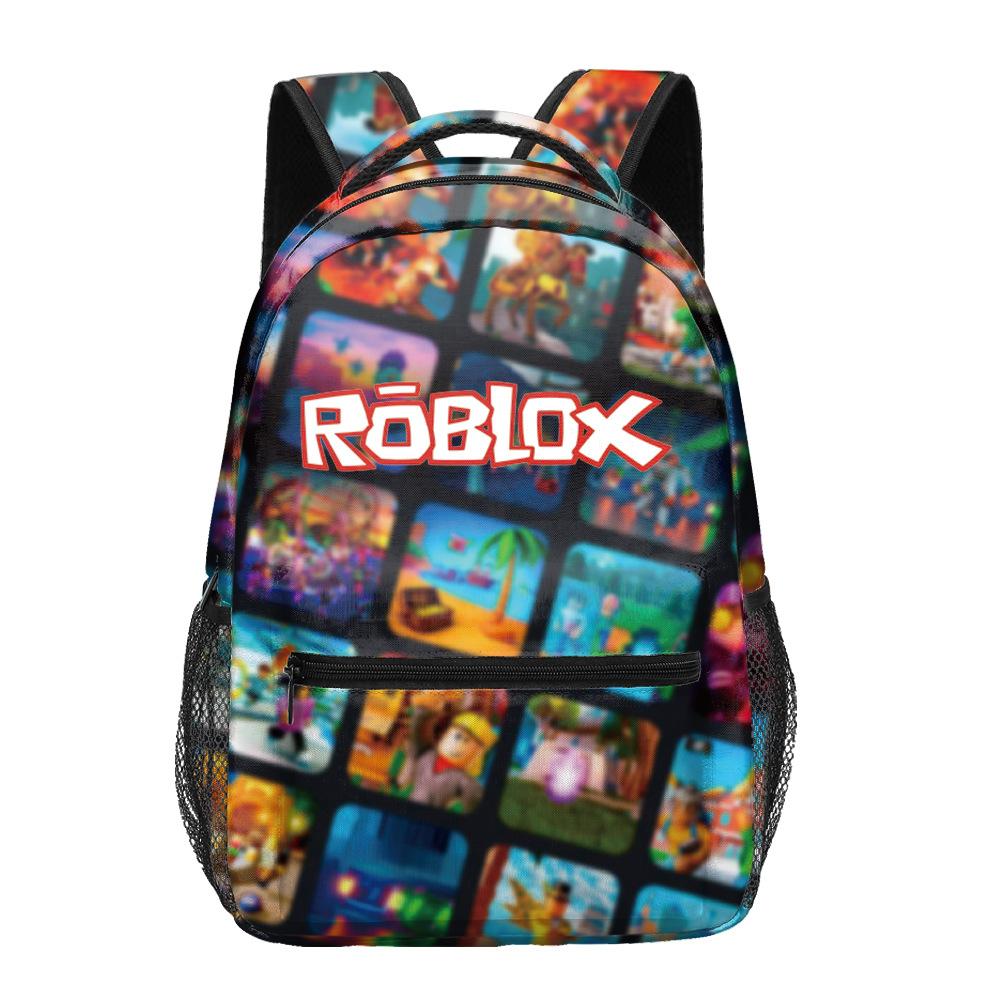 Sac à dos étudiant Roblox Sac à dos imprimé Roblox Sac à dos Mon Monde Sac à dos dessin animé anime pour enfants