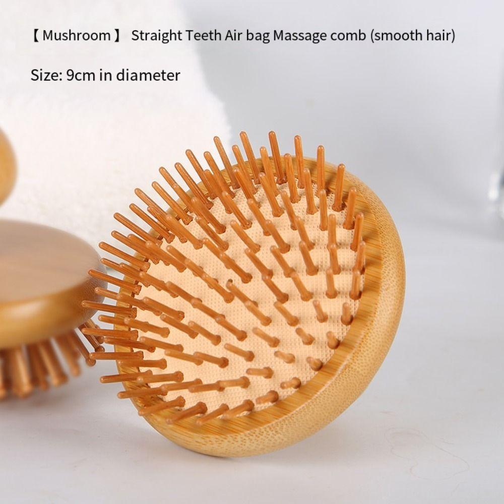 Handheld Scalp Massage Brush Portable Acupoint Meridian Brush Bamboo Airbag Hair Comb  Beauty Tool