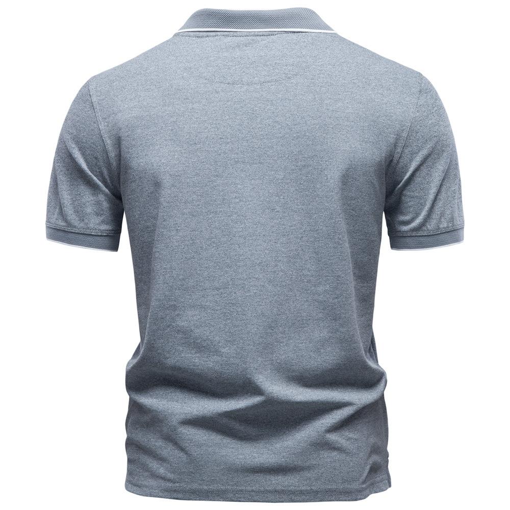 Red Bull Spring/Summer New Men Collar Zipper Polo Shirt Business Casual Men Short Sleeve Polo