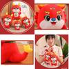 2024 Lucky Red Dragon Plush Toy Mascot Long-lasting And Soft Perfect For Chinese New Year Celebrations And Gifts" Characters)