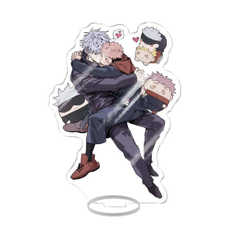 Anime Jujutsu Kaisen 15cm Gojo Satoru Getou Suguru Ryomen Sukuna Acrylic Cartoon Figure Model Desk Decor Toy Gift