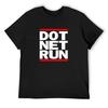 DOT NET RUN T-shirt Roliga t-shirts plus size toppar lyxig t-shirt herr grafiska t-shirts roliga