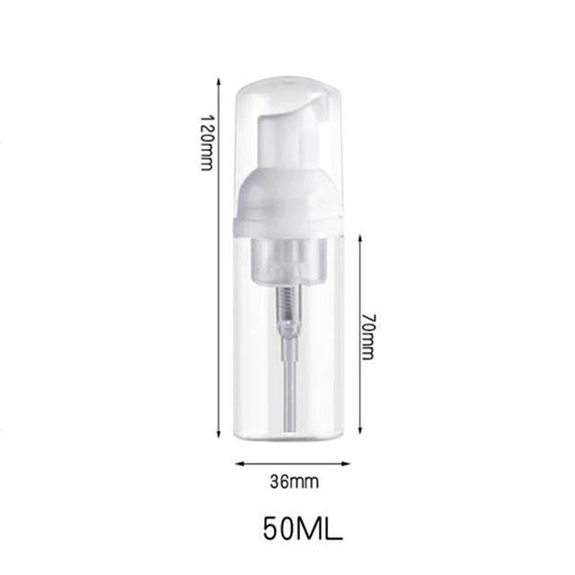 2Pcs 30ml 50ml 60ml 100ml Plastic Foam Pump Bottle Empty Face Eyelashes Cosmetic Bottle Cleaner Soap Dispenser Foam Bottle
