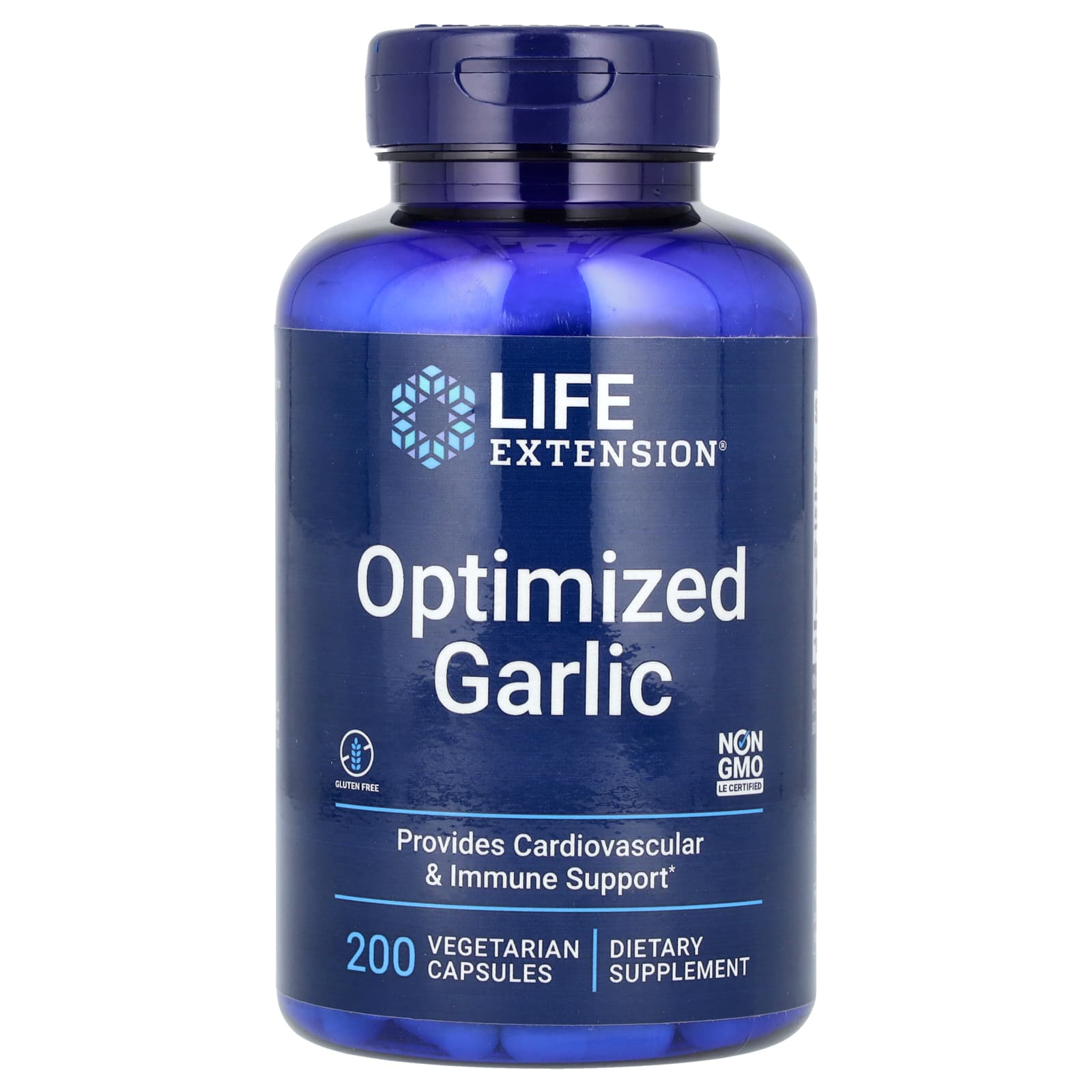 

Optimized Garlic, Veggie Capsules 200 (600Mg per capsule)