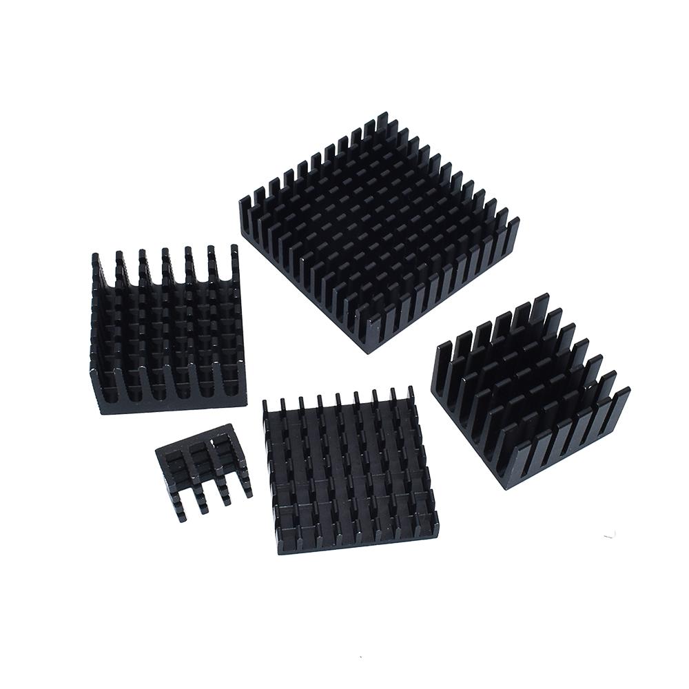 14*14*8mm Golden Black Aluminum Radiator IC Heat Sink Heat Sink 40 X 40 Mm X 11 Mm / 28 X 28 X 6 / 25 Mm