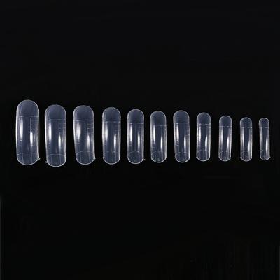 120 ks Forma duálního systému Prodloužení Tipy umělých nehtů Tipy pro nail art UV gel DIY 12 velikostí s linkami