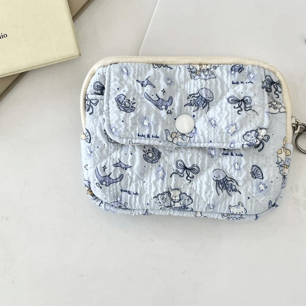 Korean Style Small Lipstick Bag Multifuctional Cute Wallet Sanitary Napkin Storage Bag  Daily