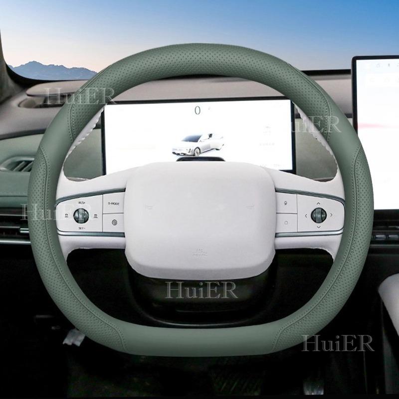 For New Nissan N6 N7 2025 2026 Auto Accessories Car Steering Wheel Cover Leather NonSlip Driving Safety Grip Interior Decoration