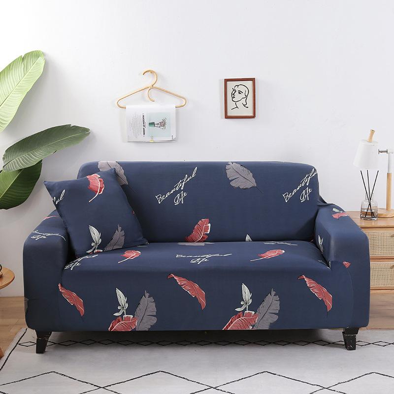 Non-Slip Stretch Sofa Cover All-Inclusive Full Covering Fabric Craft Old-Fashioned Sofa Slipcover for Combination Sofa Cushion