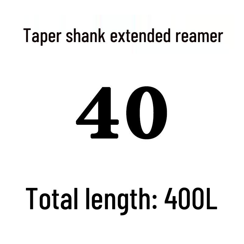 Extra Long High-Speed Steel Taper Shank Machine Reamer for Deep Holes, Sizes 16, 18, 20, 22, 24, 25, 30, 40