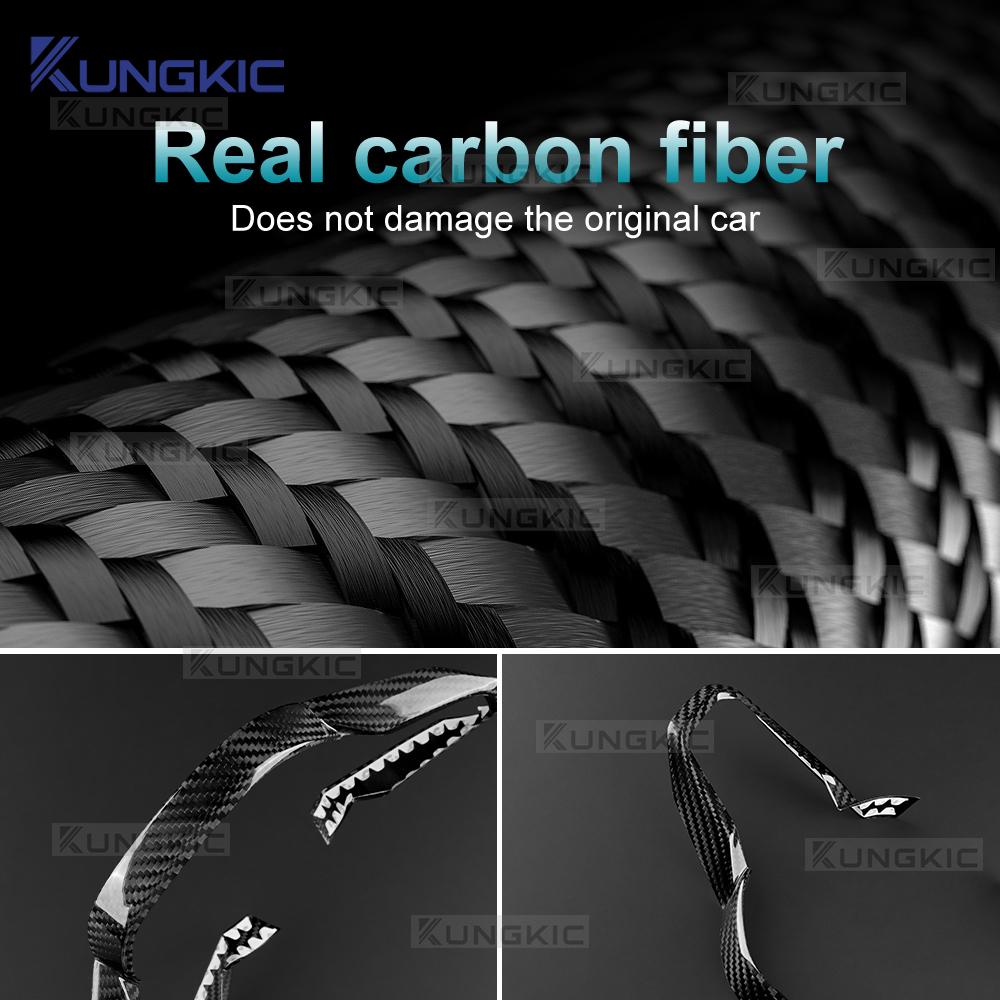 MCRB1 Hard Dry Carbon Fiber For 2025 2026 BMW X3 G45 X1 U11 5 7 Series G60 G70 Car Steering Wheel Cover Trim Interior Accessories