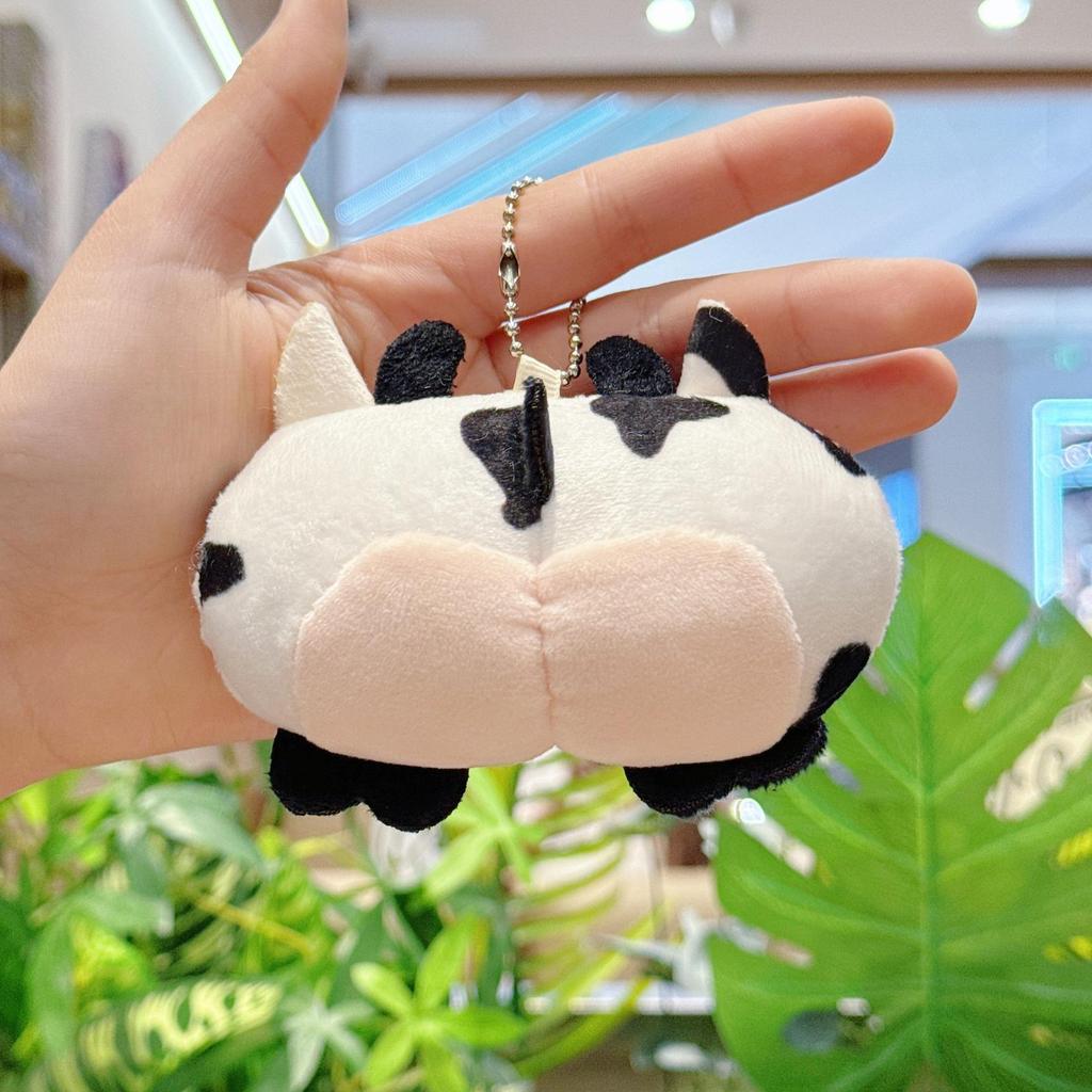 Creative Plush Corgi, Pig, and Cat Butt Keychain Pendant Charm for Women