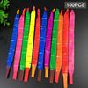 50/100Pcs Mixed Color Long Latex Rocket Balloon Flying Squeaking Party Decor