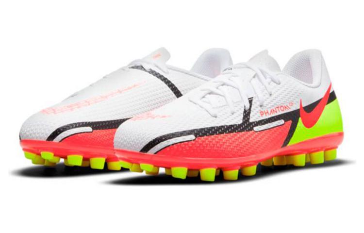 Nike Phantom GT 2 Academy AG Low Top Kids' Soccer Shoes White Red Kids' DC0811-167
