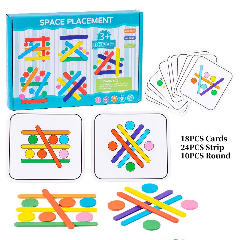 

Палочка Радуга Развивающая игрушка Пазл Тренировка мышления Распознавание образов Подарок