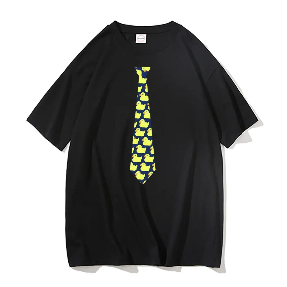 

Fun Duck Tie Design T-shirt Women s Fashionable Casual Retro Short-sleeved T-shirt.graphic T Shirts Aesthetic Clothes Summer ... S разноцветный