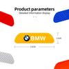4Pcs Car Door Warning Sticker Night Reflective Decal For BMW E46 E90 E60 F30 F10 E39 E36 F20 G20 G30 E92 E87 E91 X5 E70 F11 E30 YF6