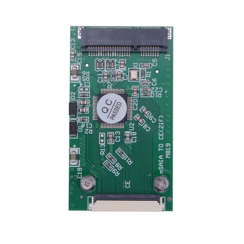 

mSATA SSD to CE ZIF Adapter Mini PCI-E mSATA SSD to 40Pin 1.8 CE (ZIF) Converter Card for IPOD IPAD for Toshiba for Hitachi HDD