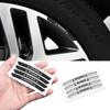 4PCS Car Wheel Rim Badge Sticker for Compatible with All Models Pajero Outlander Lancer Eclipse Cross Hub Decal Acces