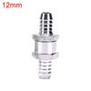 One Way 6/8/10/12mm 4 Size Aluminium Alloy Fuel Non Return Check Valve Fit for Carburettor And Low Pressure Fuel Systems