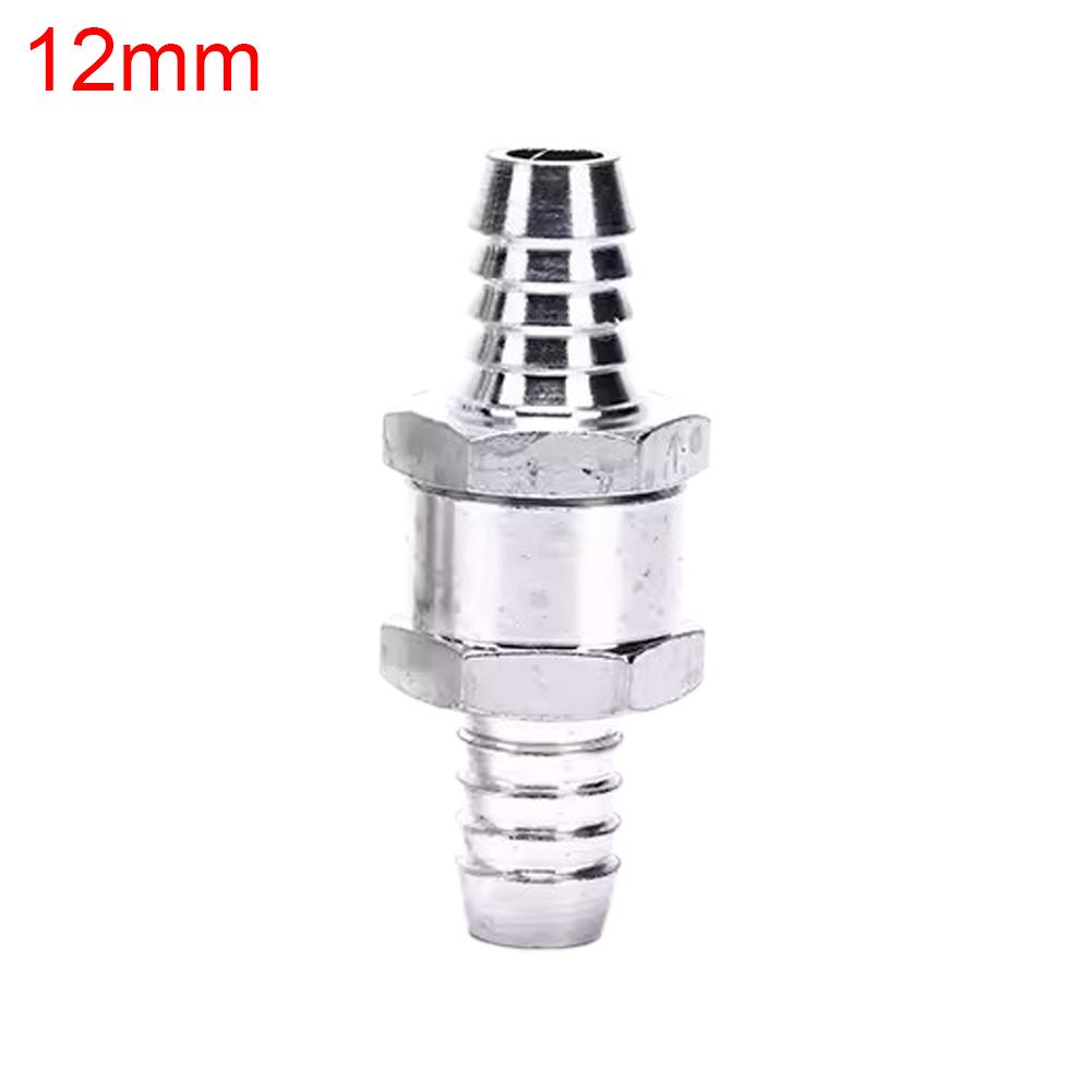 One Way 6/8/10/12mm 4 Size Aluminium Alloy Fuel Non Return Check Valve Fit for Carburettor And Low Pressure Fuel Systems