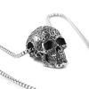 Stainless Steel Skull Necklace Skeleton Pendant Choker Women Jewelry Accessories Men's Neck Chains