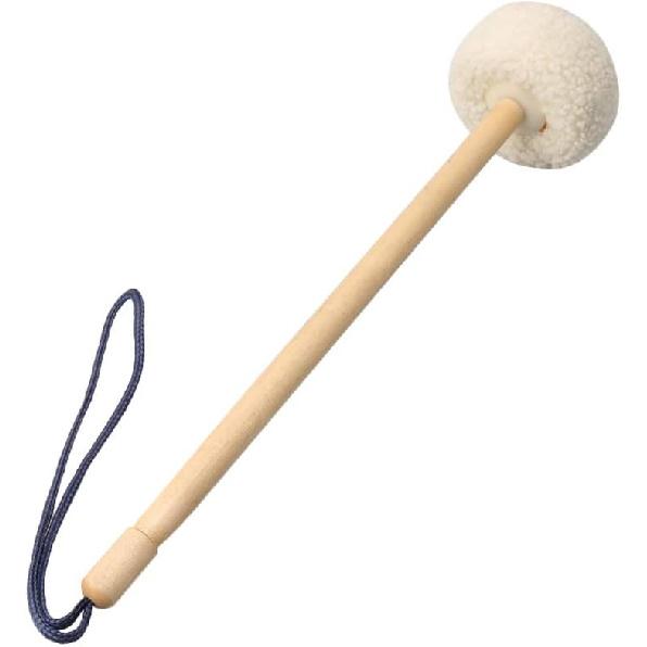 80mm Head Diameter Gong Mallet Wood Core with Soft Velvet Head Mallet Gong Parts Drumsticks for Percussion