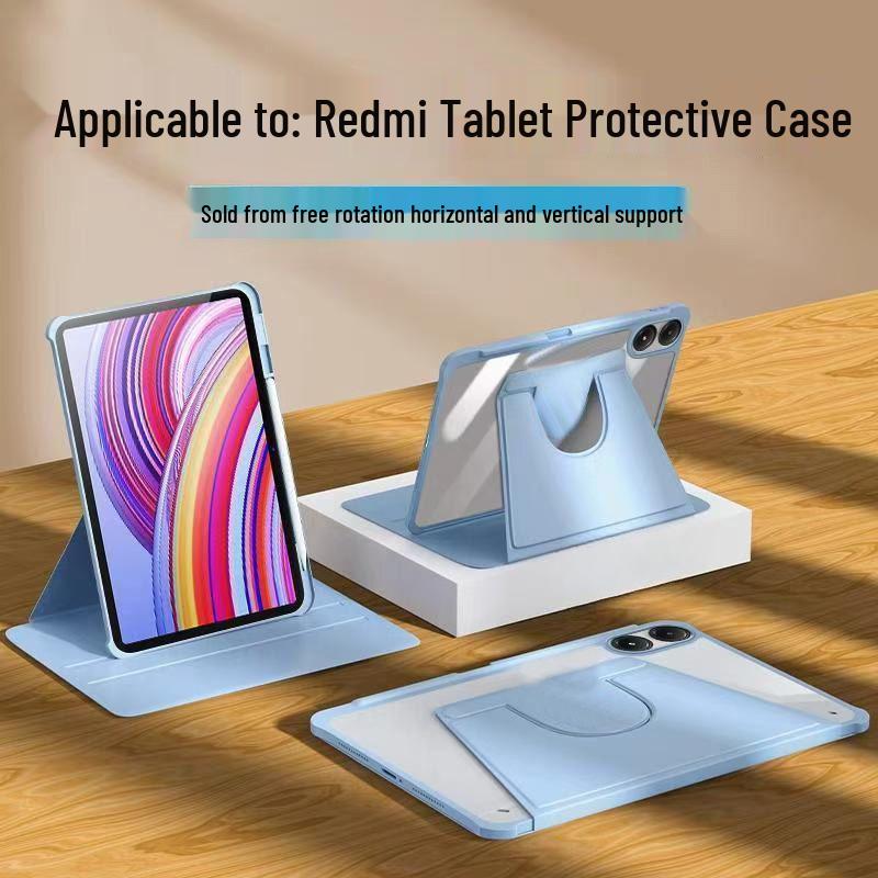 Husă de protecție rotativă la 360° de 12,1 inchi pentru Redmi Pad 11 cu suport pentru stilou