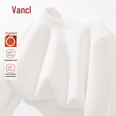 VANCL Men's Warm Fleece Long-Sleeve Base Layer T-Shirt