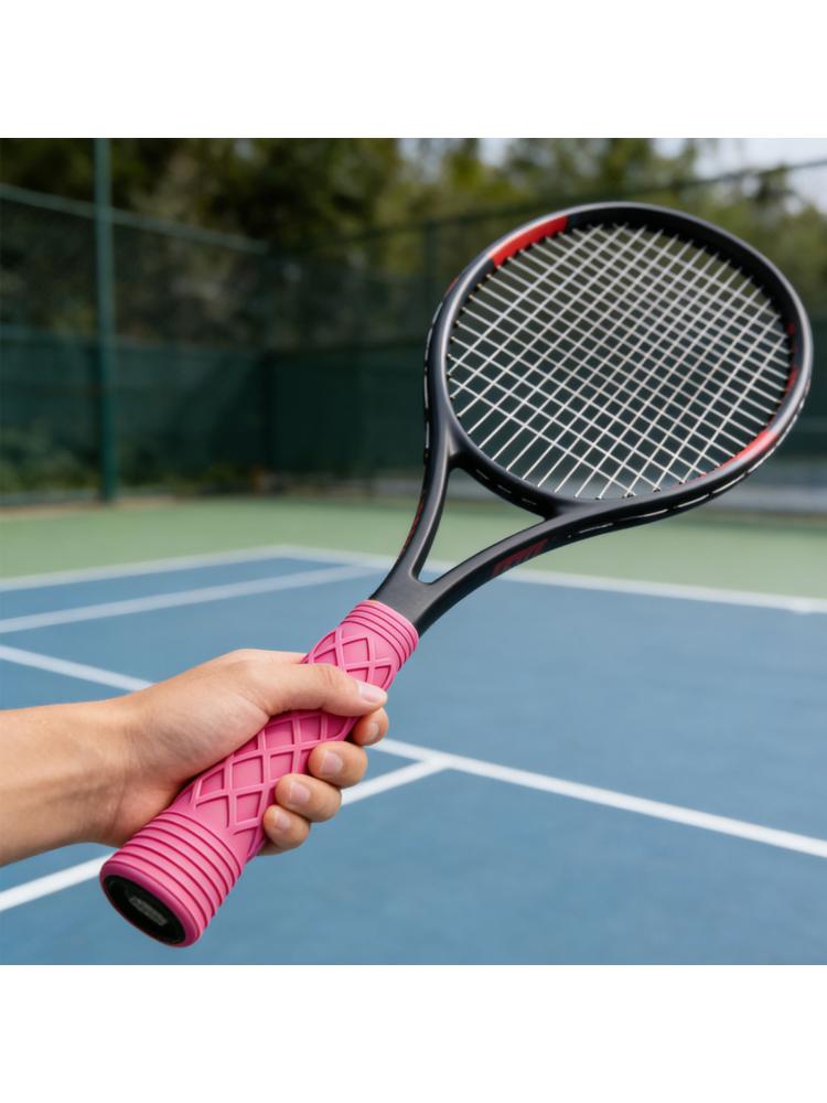 Silicone Pickles Ball Paddles Grip Cover NonSlip Pickles Ball Racket Handle Sleeve For Enhances Comfortable Enduring