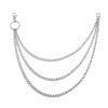 1PCS Long Metal Wallet Belt Chain Trousers Hipster Pant Keychain Clip Keyring HipHop Jewelry