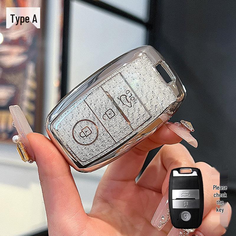 Kia Key Cover: Compatible with K3, Sportage, K5, K2, K4, KX3, KX5, KX1, Sorento, Telluride, Seltos - New Style.
