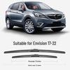 Buick Encore Wiper Set: Frameless, Silent, Front & Rear, Special Fit (Model '17-'14) Car Accessories