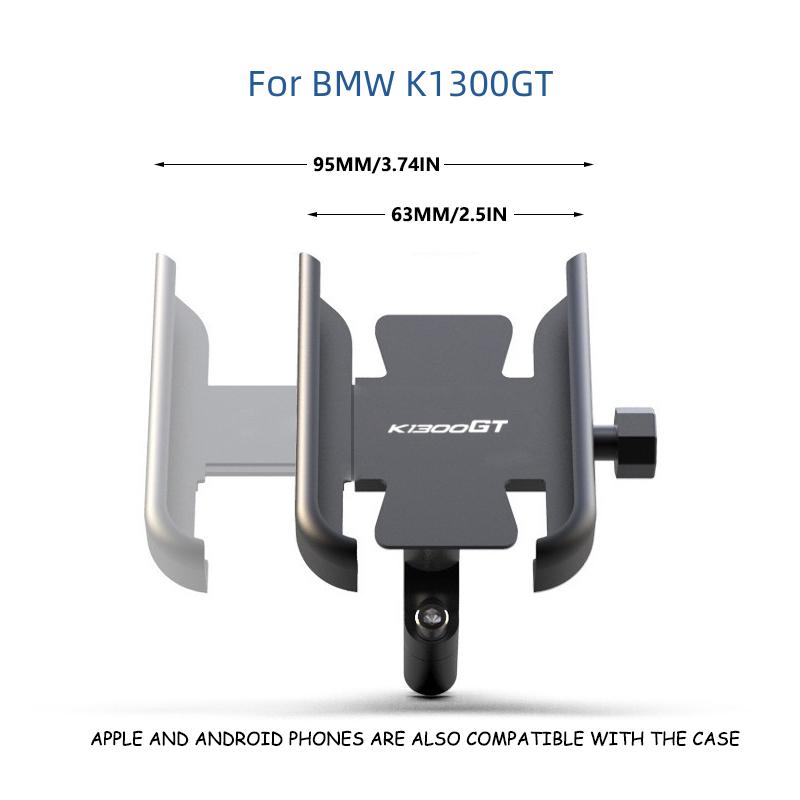 For BMW K1300GT K1300 K 1300 GT 2009 2010 2011 2012 2013 Motorcycle Mobile Phone Holder GPS Navigator Mirror Handlebar Bracket