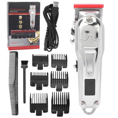 Elektrischer Haarschneider Wiederaufladbar LCD-Anzeige Heimsalon Männer Einstellbarer Kabelloser Haartrimmer mit