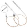 Barbecue Dual Pack of Hot Rod Ignitors For Wood Pellet Grills Including Essential Components For Easy Installation And Use