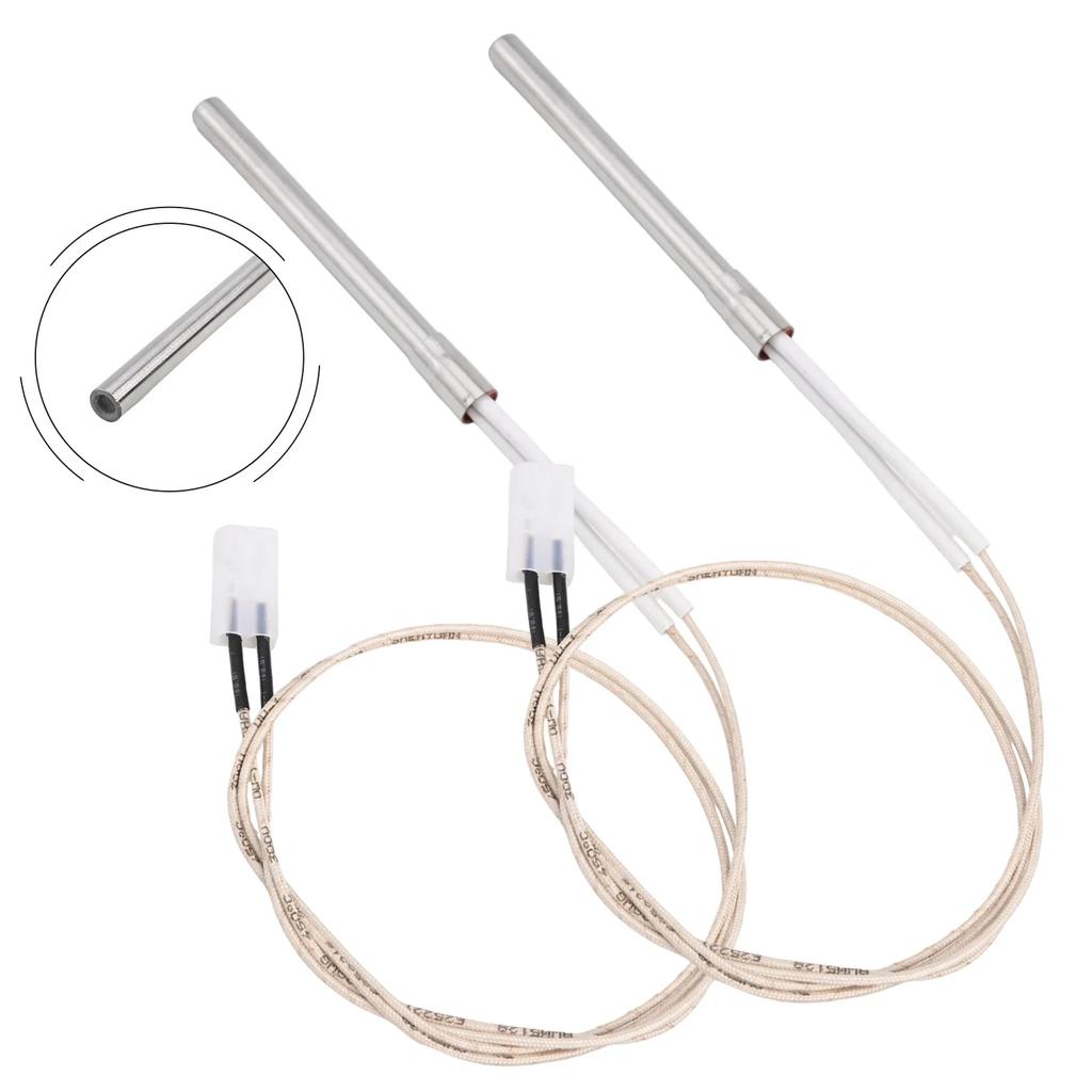 Barbecue Dual Pack of Hot Rod Ignitors For Wood Pellet Grills Including Essential Components For Easy Installation And Use