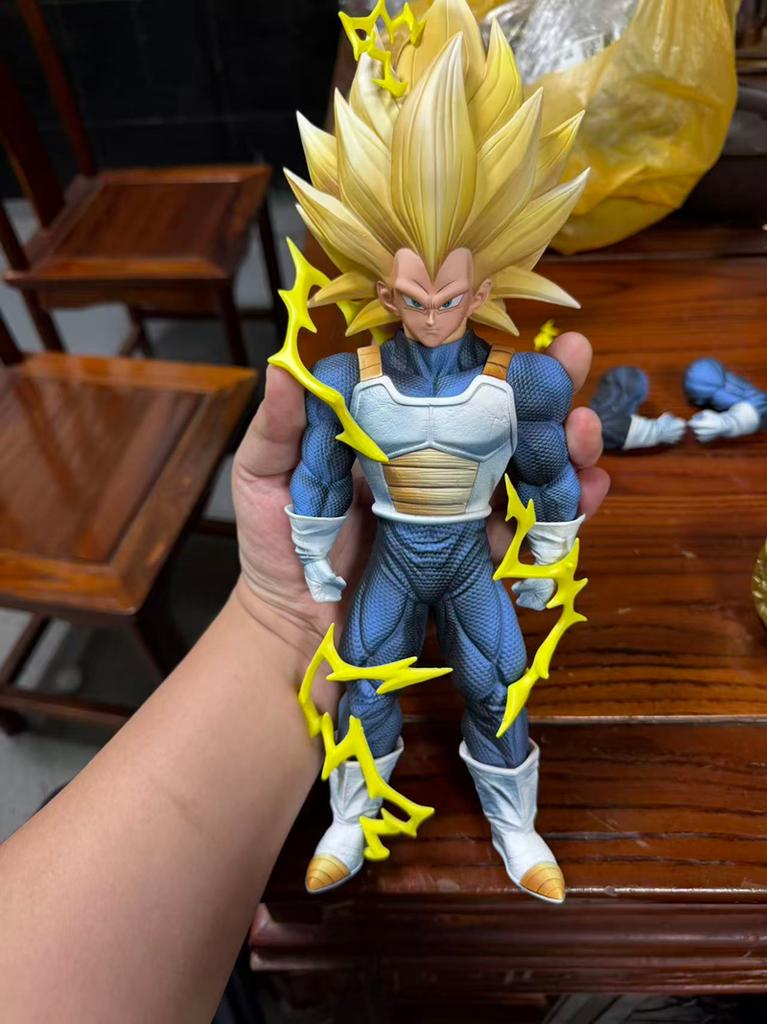Hy Super Saiyan 3 Vegeta Gk Pvc Collectible Figure Model Desktop Decoration Anime Statue Gift For Adult Fans