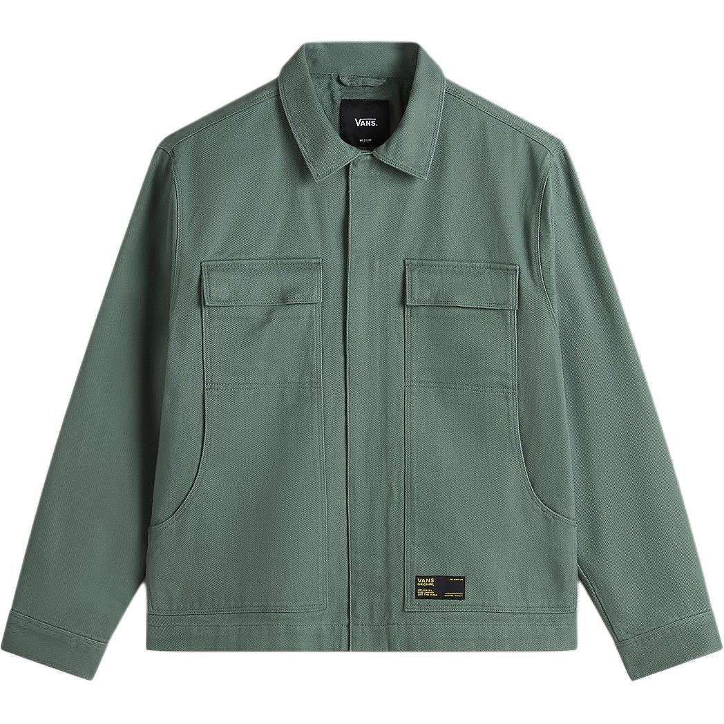 

Vans Mcavoy Station Solid Color Versatile Long Sleeve Jacket Men jackets Green VN000HMK1CI XL