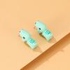 Fashion Design Pig 3D Animal Bite Earring Korean  Earrings Cartoon Stud Earrings Women Jewelry